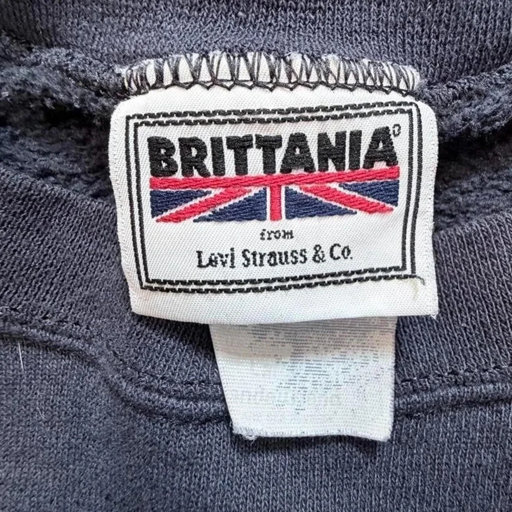Vintage Brittania from Levi Strauss & Co Blank Black Sweatshirt